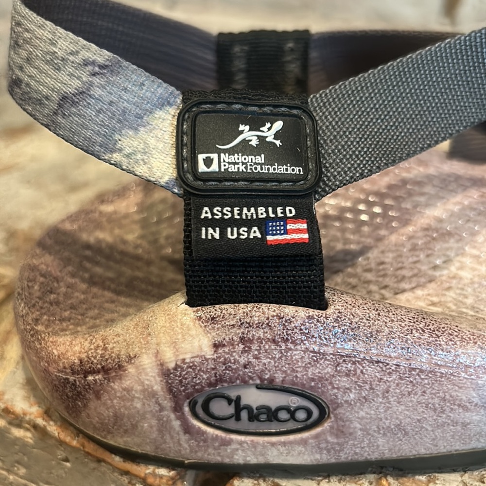 Chaco Blue and Gray Sandals - Picture 5 of 5